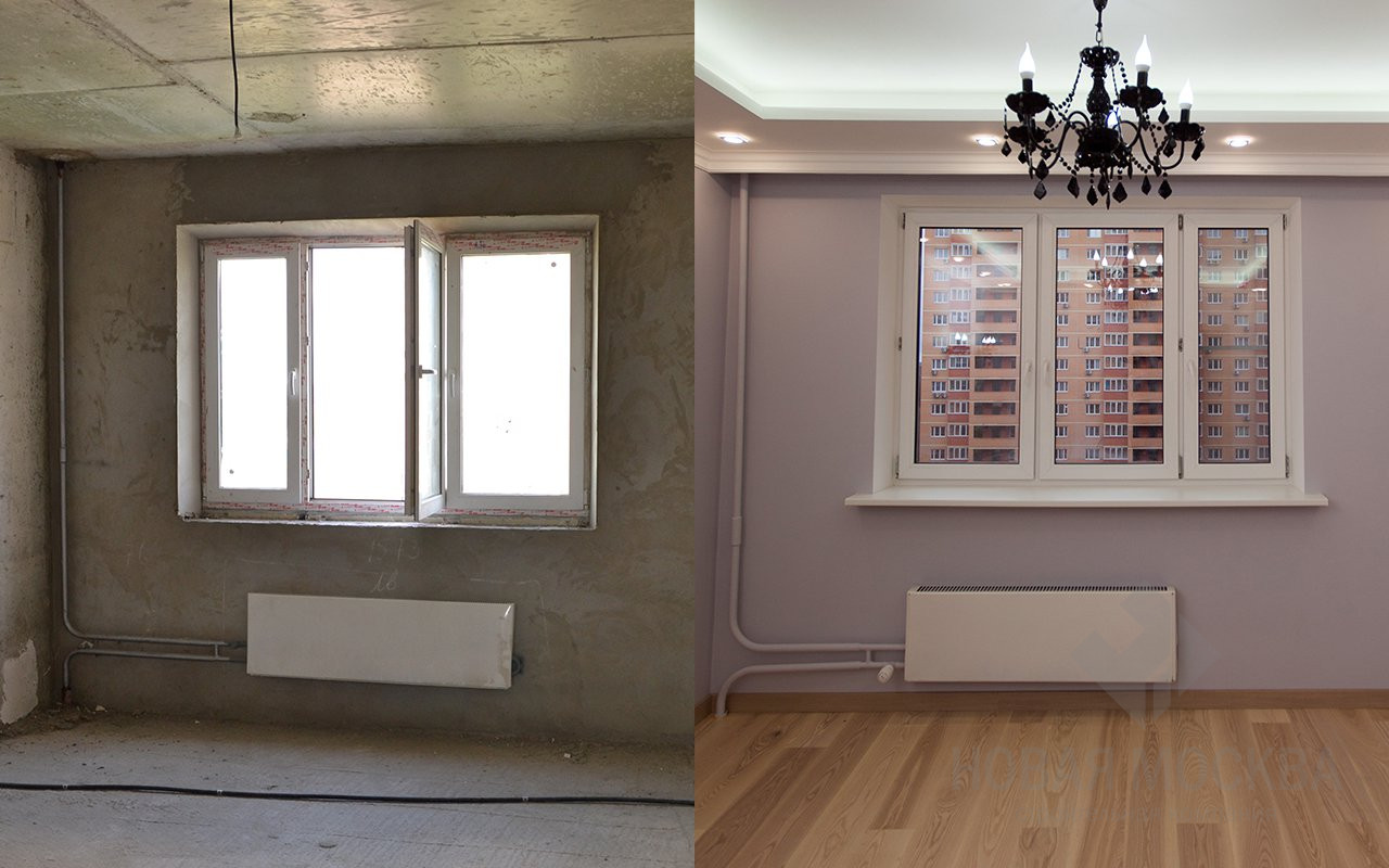 косметический ремонт квартир до и после